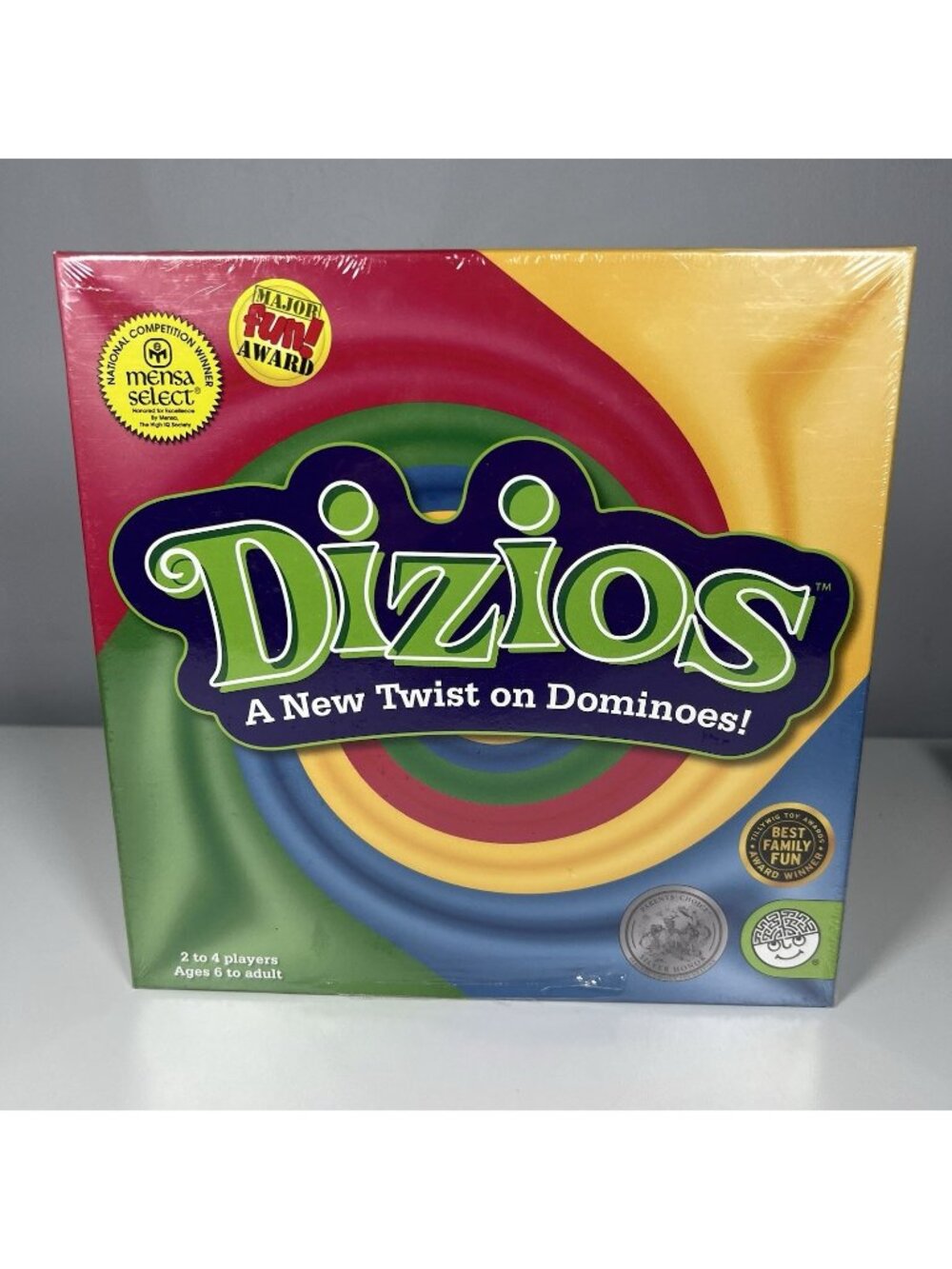 Dizios Game - A New Twist On Dominos! MindWare Family Board Game 2009 NEW SEALED
